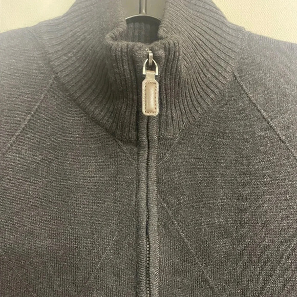 Tricots st Ralph black medium 1/4 zip sweater - Picture 3 of 6